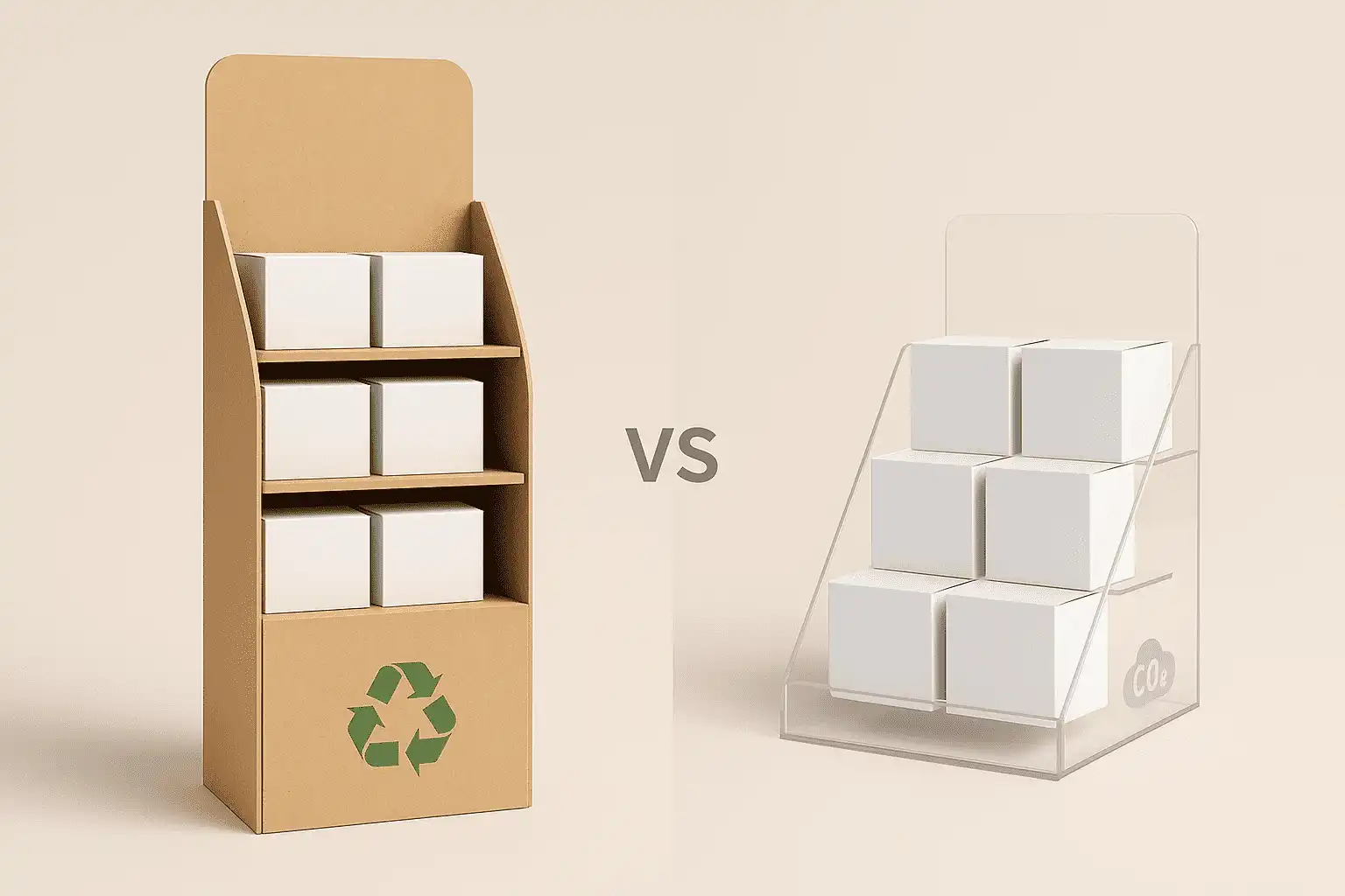 Paper Display Stand vs Plastic Display: Which Is More Sustainable